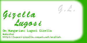 gizella lugosi business card